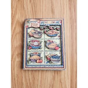 Sweet As Pie 3D Magnet by R.A. Lang Card Co Farmhouse Kitchen Wall Decor Canada